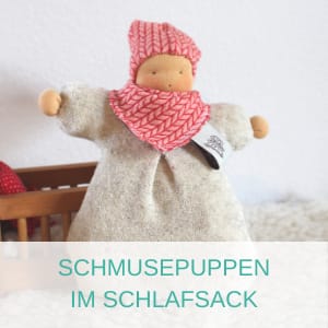 Stoffpuppen für Babys: Schmusepuppen
